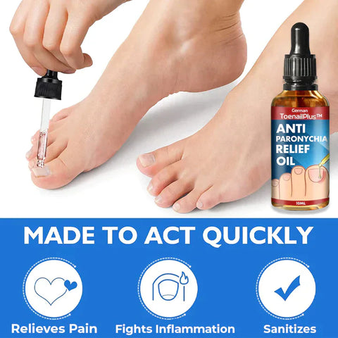 German ToenailPlus™ Anti Paronychia Relief Oil Nail Fungus