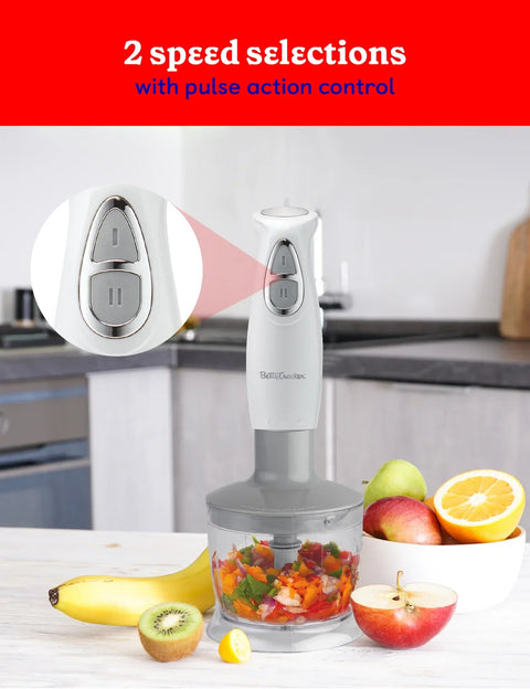 Hand Immersion Blender 1000W Powerful 4-in-1 Stainless Steel Stick Blender