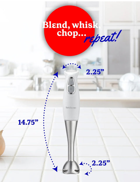 Hand Immersion Blender 1000W Powerful 4-in-1 Stainless Steel Stick Blender